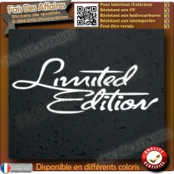 Aufkleber – Limited edition sticker autocollant | Fais des Affaires