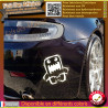 Domo-kun sticker autocollant