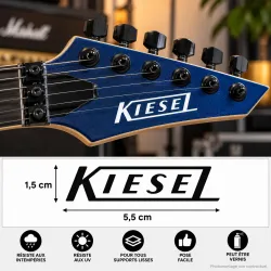 Sticker autocollant vinyle Kiesel 1,5 × 5,5 cm