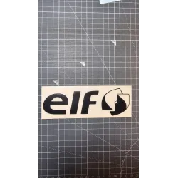 Photo du sticker autocollant vinyle ELF 5,5 × 16 cm