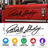 Carroll Shelby Vinyl-Aufkleber 9 × 20 cm