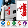 Scania adhesive vinyl sticker 20 × 10 cm