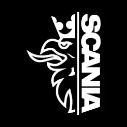 Original Scania adhesive vinyl sticker 20 × 10 cm