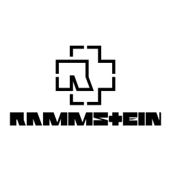 Photo du sticker autocollant vinyle Rammstein 10 × 14 cm