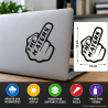 Sticker autocollant vinyle THE HATERS 12 × 10 cm