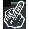 Photo du sticker autocollant vinyle THE HATERS 12 × 10 cm