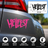 Hellfest Vinyl-Aufkleber 5 × 14 cm