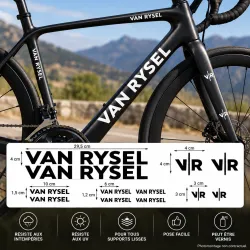 VAN RYSEL adhesive vinyl sticker 4 × 29,5 cm