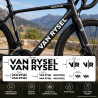 Sticker autocollant vinyle VAN RYSEL 4 × 29,5 cm