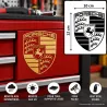 Sticker autocollant vinyle Porsche 12 × 10 cm