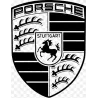Original Porsche adhesive vinyl sticker 12 × 10 cm