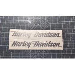 Originalfoto Harley-Davidson – lot de 2 Vinyl-Aufkleber 3 × 20 cm