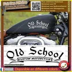 2 stickers Old School Custom 20 cm | Fais des Affaires