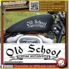 2 stickers Old School Custom 20 cm | Fais des Affaires