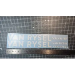 Original Kit de 7 stickers autocollants vinyle VAN RYSEL adhesive vinyl sticker 4 × 29,5 cm