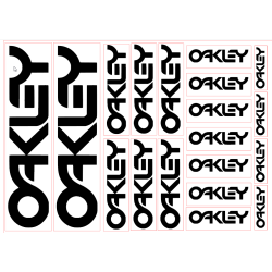 Photo source : Kit de 19 stickers autocollants vinyle OAKLEY