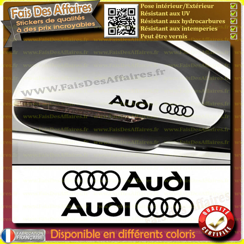 Aufkleber – 2 stickers Audi | Fais des Affaires