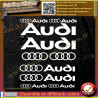 Aufkleber – Planche 10 stickers Audi | Fais des Affaires