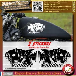 2 stickers Bobber cartes à jouer 14 cm | Fais des Affaires