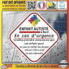 Sticker Enfant autiste à bord 14 cm | Fais des Affaires