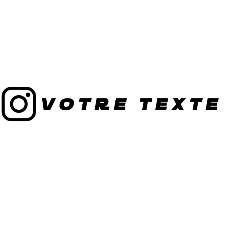 2 stickers Instagram personnalisés 3 cm | Fais des Affaires