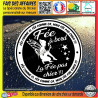 Sticker – Fée à bord Fée pas chier connasse humour danger Sticker Autocollant adhésif | Fais des Affaires