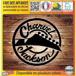Sticker Charvel Jackson musique 9,5 cm | Fais des Affaires