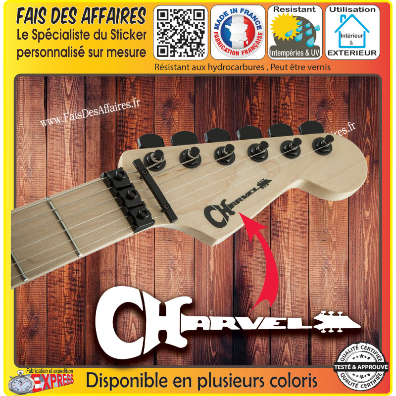 Sticker – Sticker Autocollant Charvel usa | Fais des Affaires
