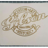 Sticker – stickers autocollant gibson custom art hisctoric Guitare restauration music case | Fais des Affaires