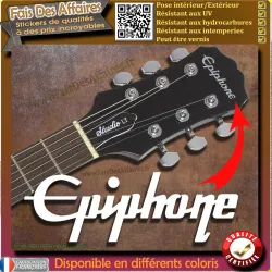 Aufkleber – Epiphone GUITARE HEADSTOCK rock stickers autocollant | Fais des Affaires