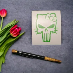 Sticker – [déstockage] hello kitty punisher Stickers autocollant | Fais des Affaires