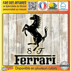 Sticker – Ferrari sticker autocollant | Fais des Affaires