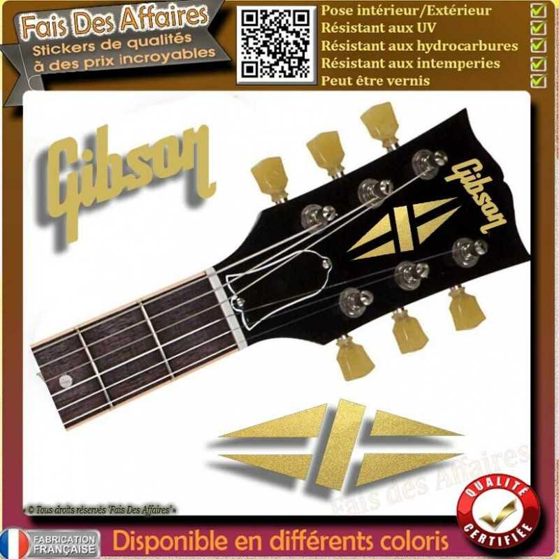2 stickers Gibson Split Diamond | Fais des Affaires
