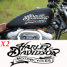 2 stickers Harley-Davidson Skull Sportster | Fais des Affaires