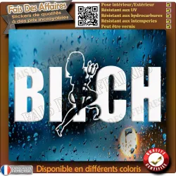 Sticker Diablesse Bitch 14 cm | Fais des Affaires