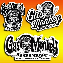 Aufkleber – Gas Monkey Garage Stickers Autocollant | Fais des Affaires