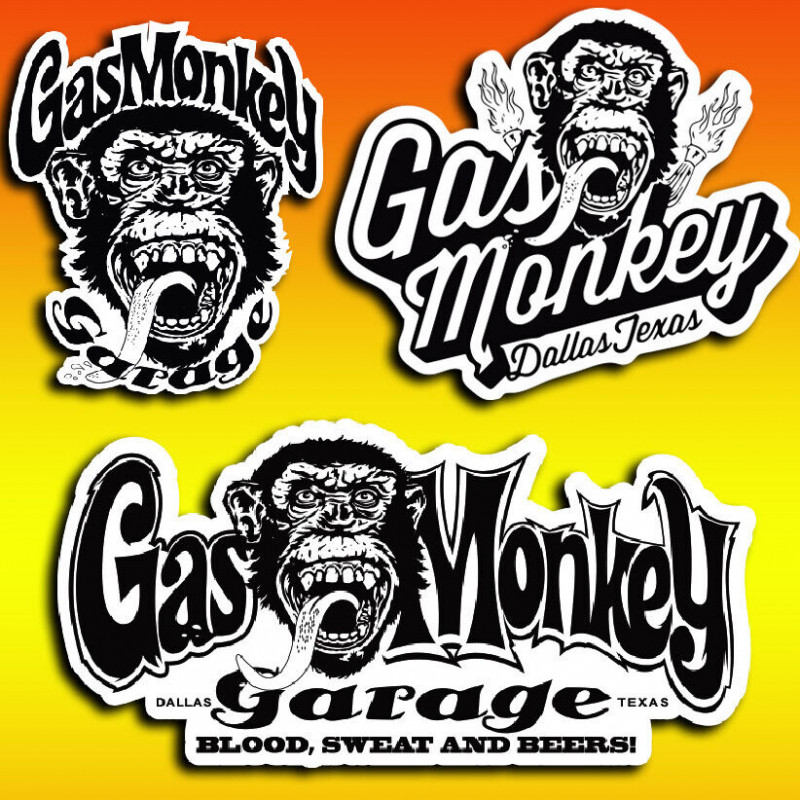 Sticker – Gas Monkey Garage Stickers Autocollant | Fais des Affaires