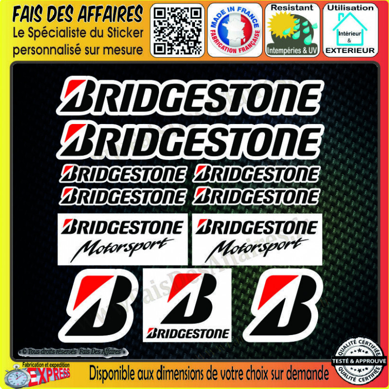 Sticker – bridgestone  Stickers Autocollant | Fais des Affaires