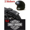 Sticker – lot de 2 stickers autocollant harley davidson skull sportster | Fais des Affaires