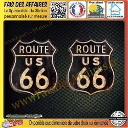 Aufkleber – route 66 Stickers Autocollant | Fais des Affaires