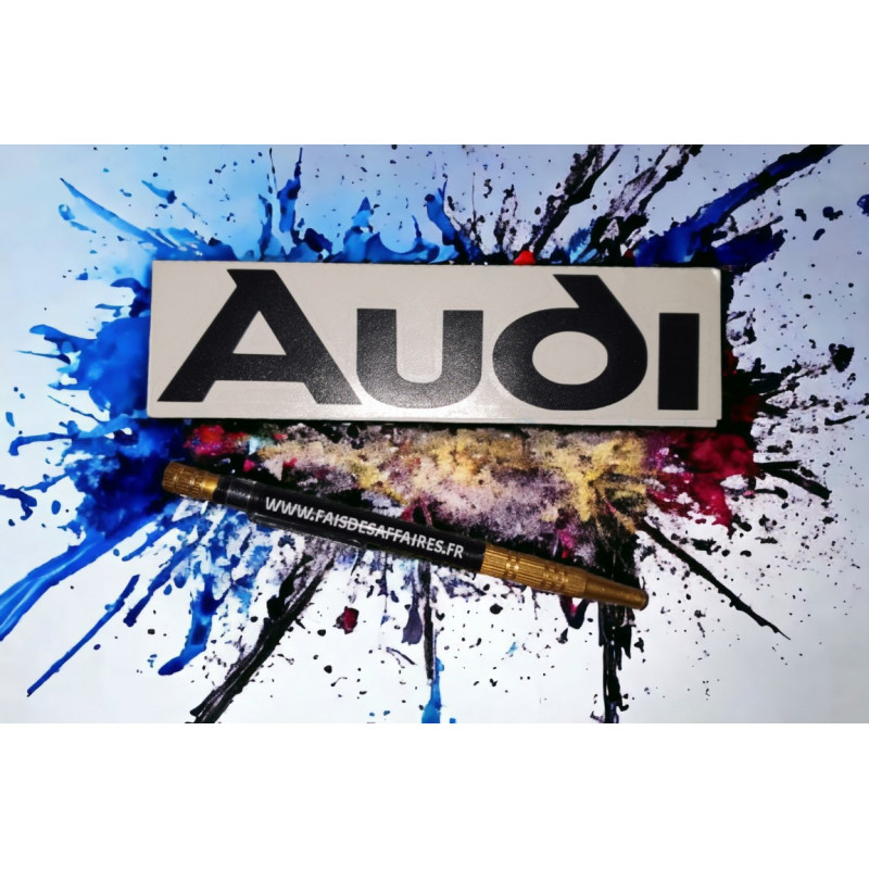Déstockage sticker Audi 15 cm | Fais des Affaires