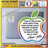 Aufkleber – Citation signature STEVE JOBS sticker autocollant | Fais des Affaires