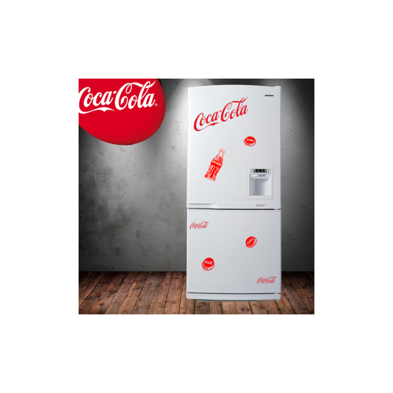 Lot de 7 stickers Coca-Cola rétro | Fais des Affaires
