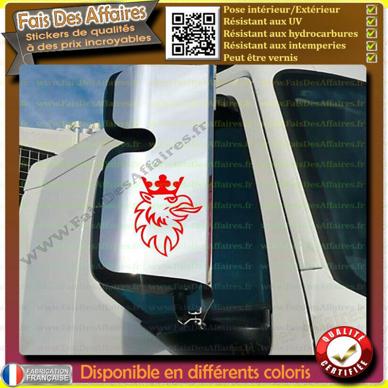 Lot de 2 stickers Scania 20 cm | Fais des Affaires