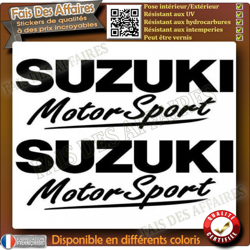 Aufkleber – Suzuki sticker autocollant | Fais des Affaires