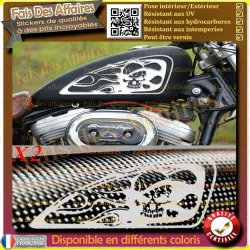 Sticker – skull réservoir stickers autocollant bobber chopper | Fais des Affaires
