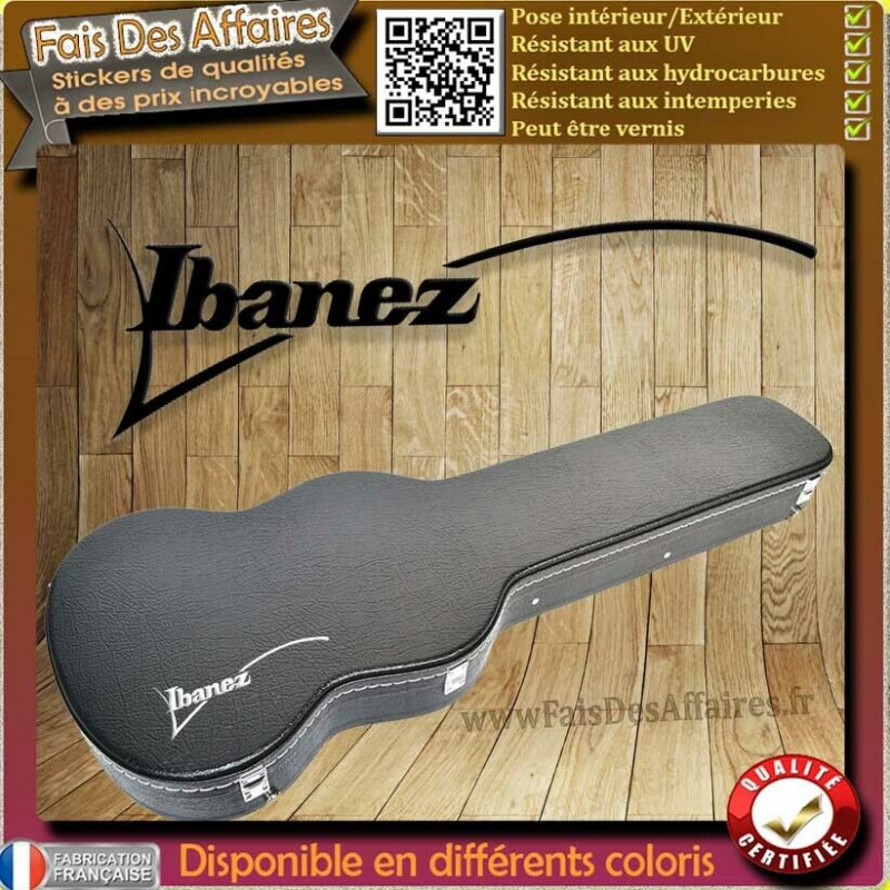 Sticker Ibanez guitare 20 cm | Fais des Affaires