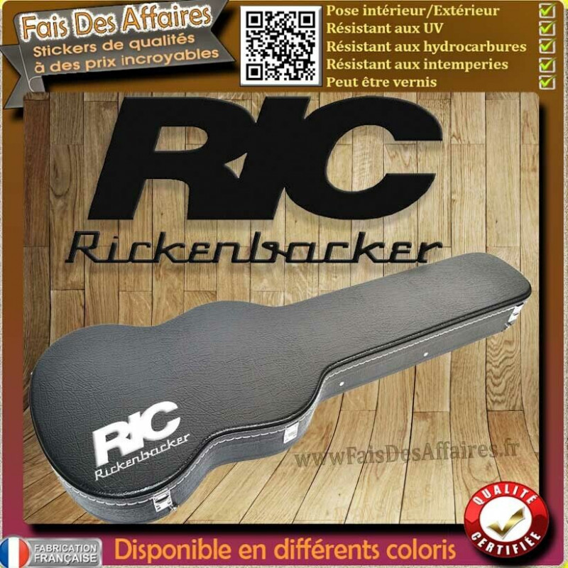 Sticker RIC Rickenbacker 20 cm | Fais des Affaires