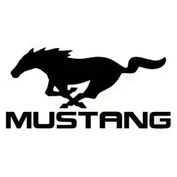 Aufkleber – Mustang logo sticker autocollant | Fais des Affaires