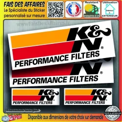 Aufkleber – Filtre KN Performance 4 sticker autocollant | Fais des Affaires